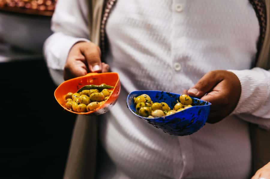 Marrakech: Authentic Moroccan Food Walking Tour & Dinner - Route One: coconut macaroons, Harira, snails, and Tajine with Raïb