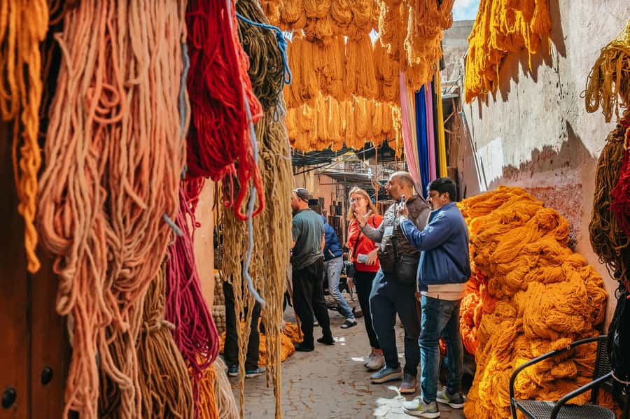 Marrakech: Colorful Medina Souks Guided Walking Tour - Souk Cherifia and the Deeper Medina Lanes