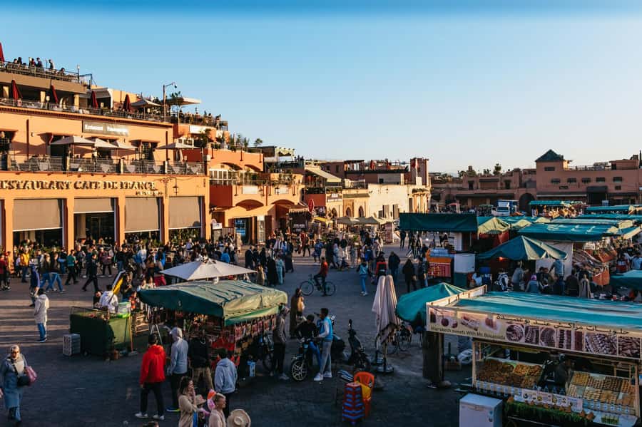 Marrakech: Medina by Night Walking Tour with Moroccan Tea - Meet Outside Café de France: The Smart Way to Start