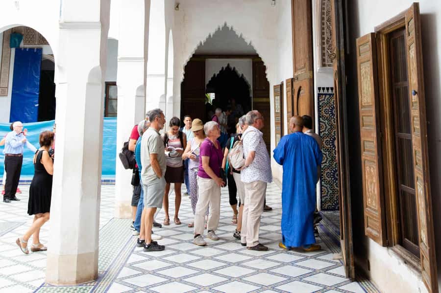 Marrakech: Monuments, Souks and Medina Guided Walking Tour - Ben Youssef Medersa: the stop that turns photos into understanding