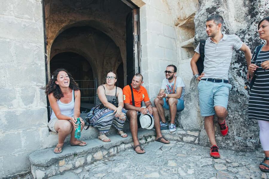 Matera: Sassi History and Culture Walking Tour - A Baroque glimpse, then a rock church with medieval paintings