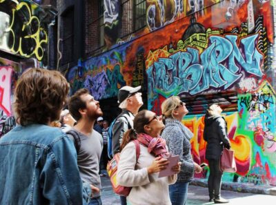 Melbourne: Street Art Walking Tour with a Street Artist - ACMI start: getting oriented before the laneway hopping begins