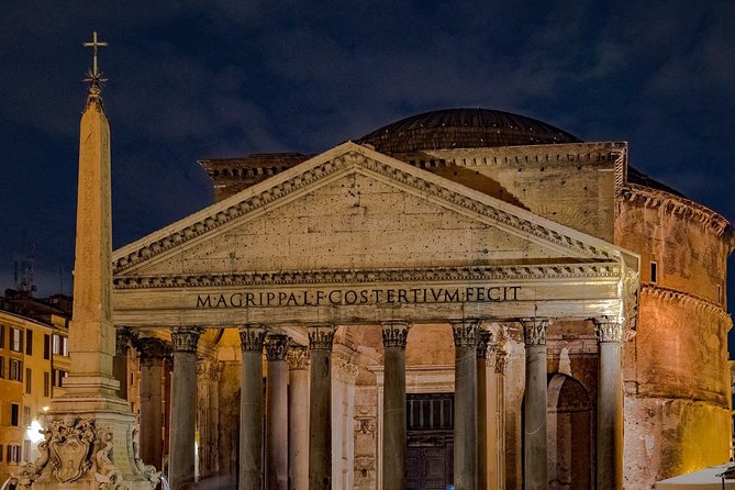 Moonlight Rome: Night Walking Tour of Roman Highlights - Trevi Fountain at night: coins, Baroque lighting, and time for gelato