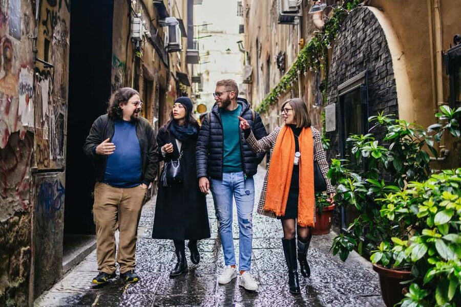 Naples: Old Town Guided Walking Tour - San Domenico Maggiore stops: church exteriors that actually get explained