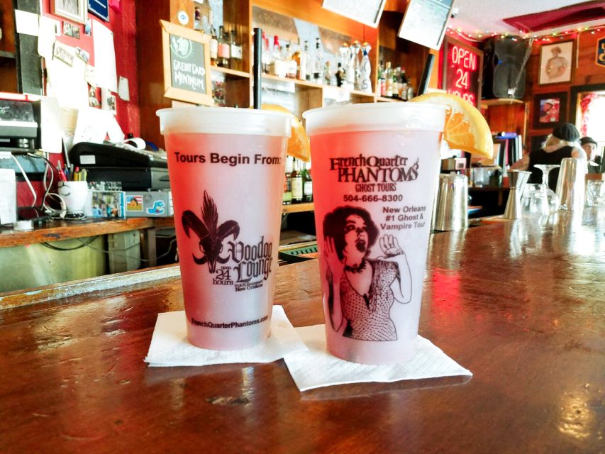 New Orleans: 2-Hour Ghosts & Vampires Walking Tour - Meeting at The Voodoo Lounge: Hurricanes, history, and a quick mood check