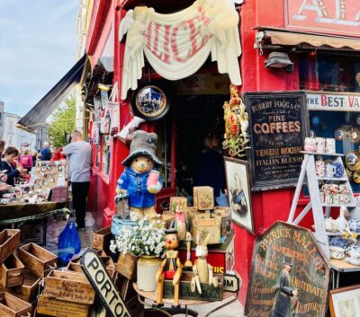 Notting Hill Walk Celebrities and Film Locations- London - Portobello Road and the pastel streets that feel like a film set