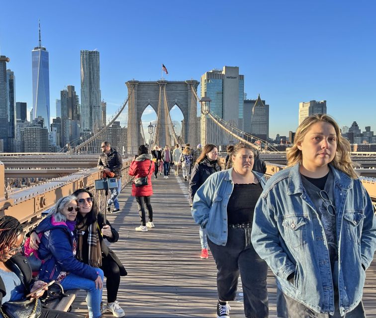 NYC: Brooklyn Bridge and Dumbo Guided Walking Tour - Crossing the Brooklyn Bridge: views, stories, and photo moments