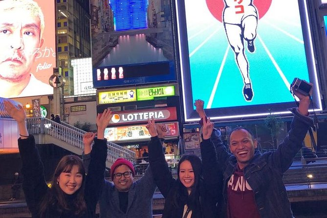Osaka Bar Hopping Night Walking Tour in Namba (3 bars, 6 tastes) - Shinsaibashi-suji and the 1935 Glico billboard moment
