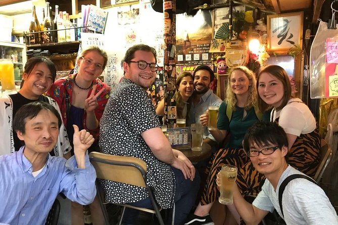 Osaka Bar Hopping Night Walking Tour in Namba (3 bars, 6 tastes) - Food, smoking, and the cash-first reality