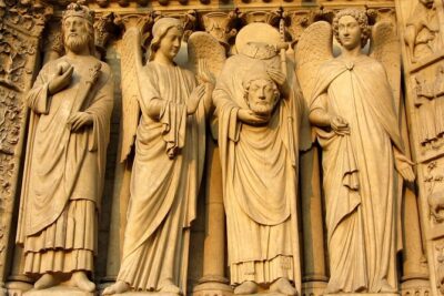 Outdoor Notre-Dame walking Tour with Sainte-Chapelle Entry - Stop 1: Notre-Dame from the outside, with the 2019 fire story