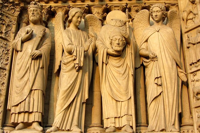 Outdoor Notre-Dame walking Tour with Sainte-Chapelle Entry - Stop 1: Notre-Dame from the outside, with the 2019 fire story