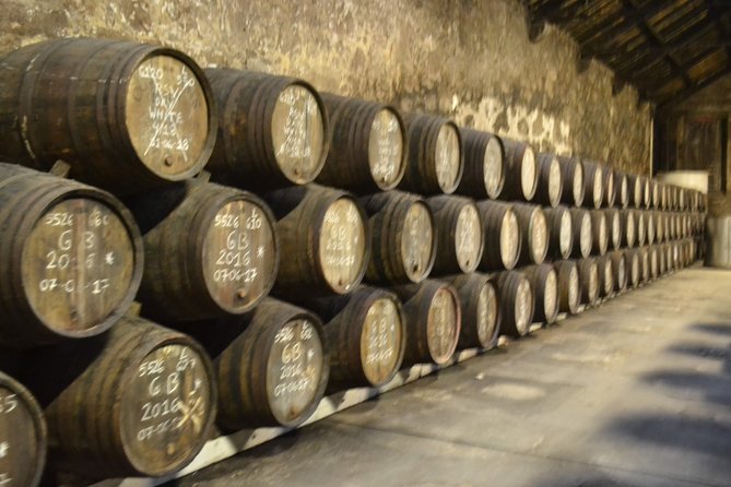 Porto: Port and Douro Wine Walking Tour With 9 Wine Tastings - Stop 3: Fonseca Porto and the Cellar-Visit Moment