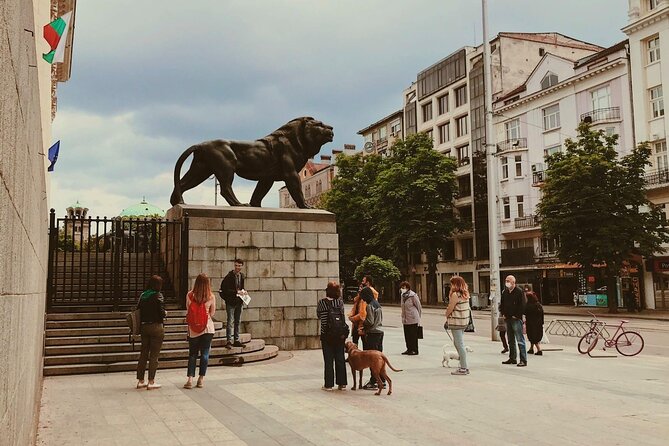Private city walking tour of Sofia - Ivan Vazov National Theater to the National Art Gallery: art and authors in plain view