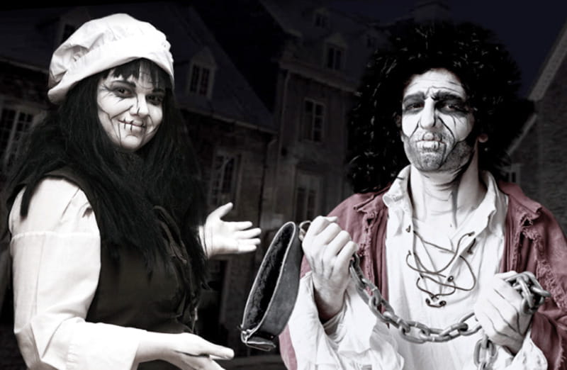 Quebec: Crimes of New France Animated Walking Tour - The Ghost Character: Humor, Acting, and Real Audience Connection