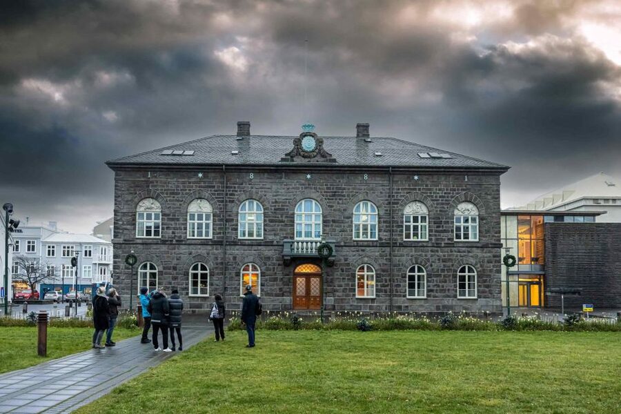 Reykjavik: Sightseeing Walking Tour with a Viking - Harpa Concert Hall: The Architecture Stop That Feels Like Reykjavik