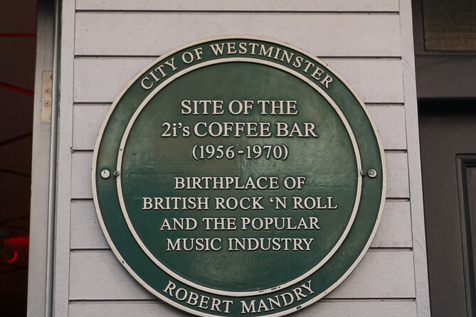 Rock Music Walking Tour of London's Soho - The Coffee Bar Corner and the British Rock ’n’ Roll Start Feeling
