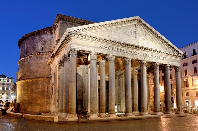 Rome Evening Panoramic Walking Tour Including Trevi Fountain and Spanish Steps - Piazza Navona after dark: Bernini’s Four Rivers in motion