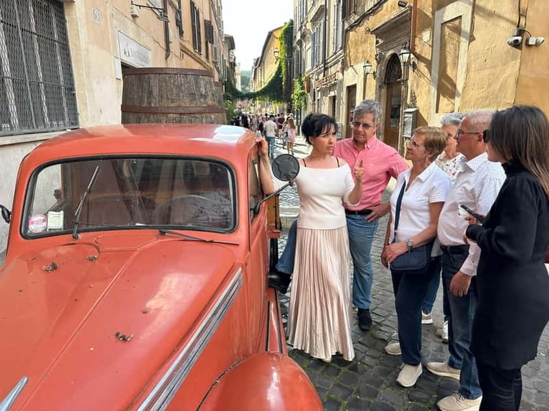Rome: Trastevere Street Food Walking Tour with Local Expert - Gelato and dessert finale on Via dei Pettinari