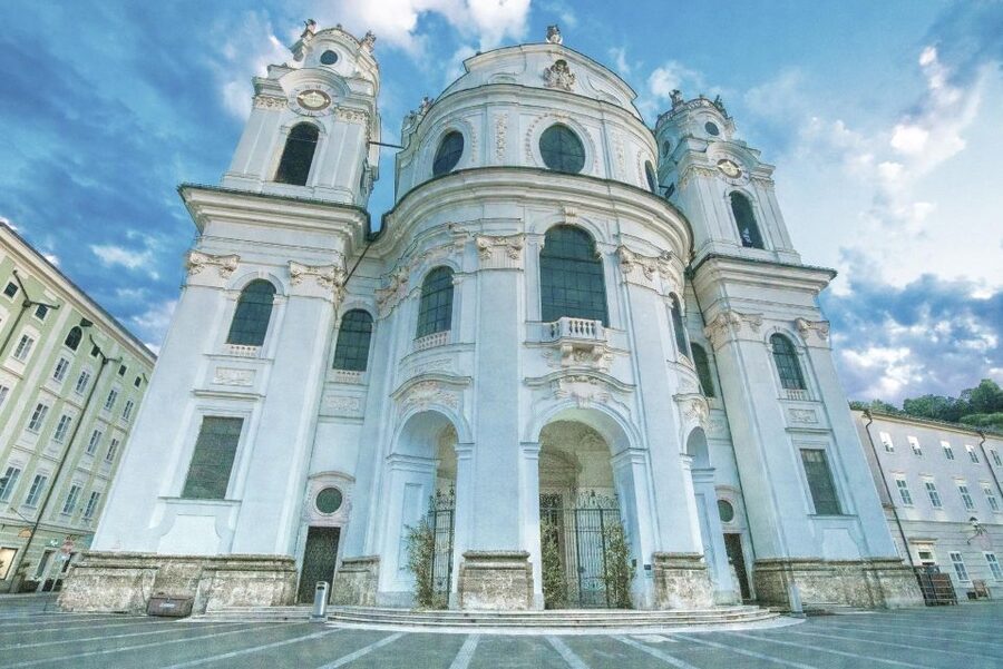 Salzburg: Old Town, Mozart, & Mirabell Gardens Walking Tour - Kollegienkirche and Salzburg Cathedral: Baroque in a concentrated dose