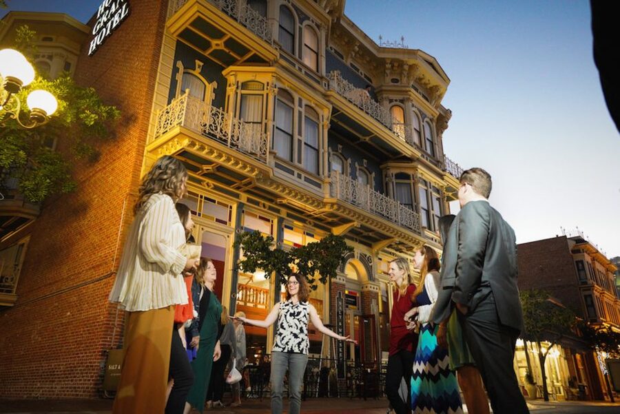 San Diego: Gaslamp Quarter Food & Drink Walking Tour - Stingaree District stories on restored Gaslamp streets