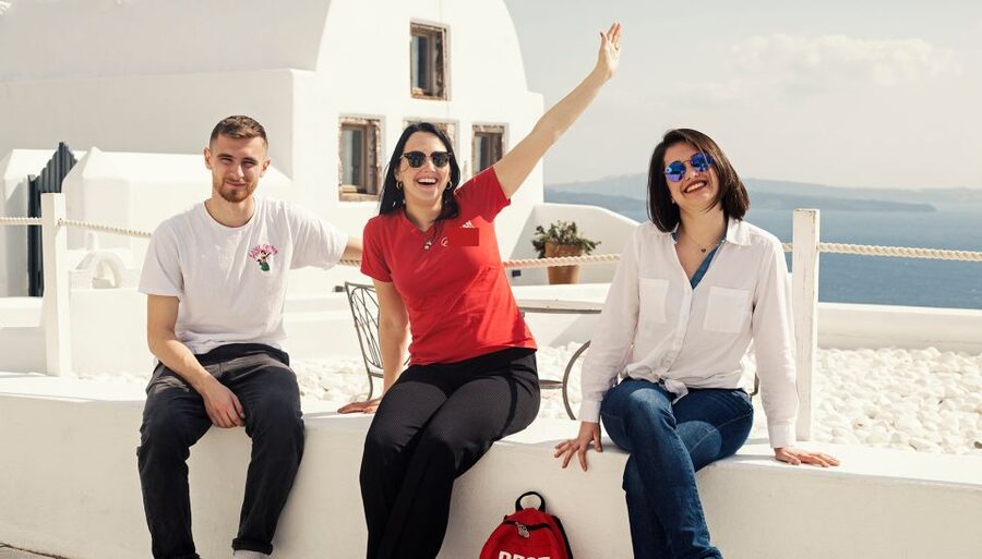 Santorini: Sunset Walking Tour with Local Food and Drinks - Where the tour starts: Agios Nikolaos and the first tastings