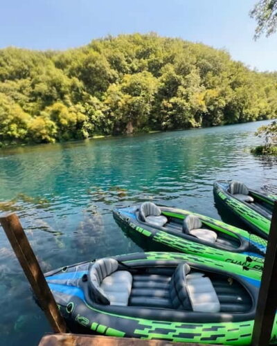 Sarande: Blue Eye Kayak and walking tour & Lekursi Castle - Lekursi Castle viewpoint: photos plus Albania context