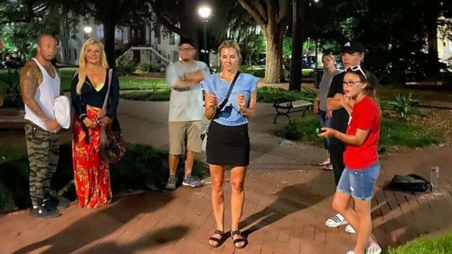 Savannah: Ghosts, Asylums, Voodoo, and Horror Walking Tour - First Step: Monterey Square at Night and a Walk You Can Feel
