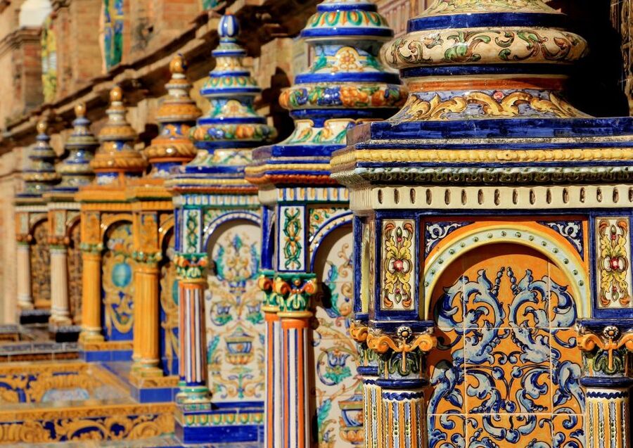 Seville: Small-Group City Highlights Walking Tour - University of Seville Exterior: History Meets Everyday City Life
