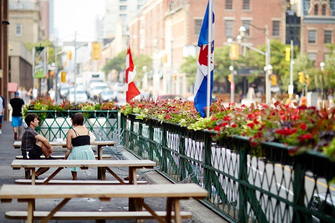 Show me the City! A Small Group Walking Tour of Toronto - Old Toronto streets: Flat Iron Building and Berczy Park