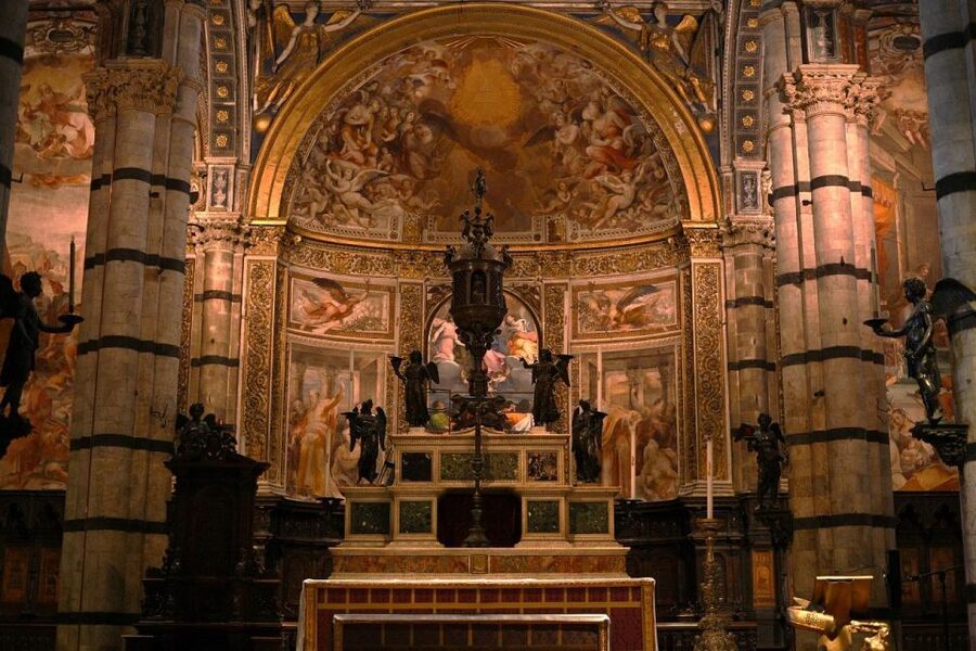 Siena Walking Tour with Cathedral and Crypt & Museum Option - The OPA SI Pass upgrade: crypt frescoes, Opera Museum, and the New Cathedral view