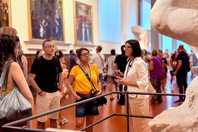 Skip the line: Uffizi and Accademia Small Group Walking Tour - Accademia Gallery: David, musical instruments, and the “one-room focus” factor