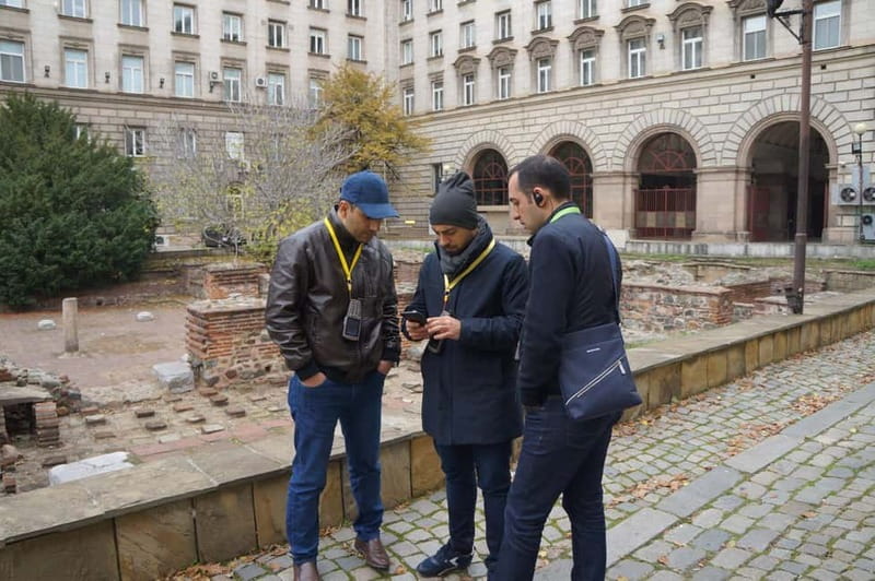 Sofia: City Monuments Guided Walking Tour with Audio Guide - Serdica underfoot: Amphitheater ruins and the Eastern Gate photo moment