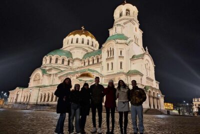 Sofia Highlights 2 Hour Sightseeing Walking Tour - The yellow cobblestones of the royal-palace-now-gallery area