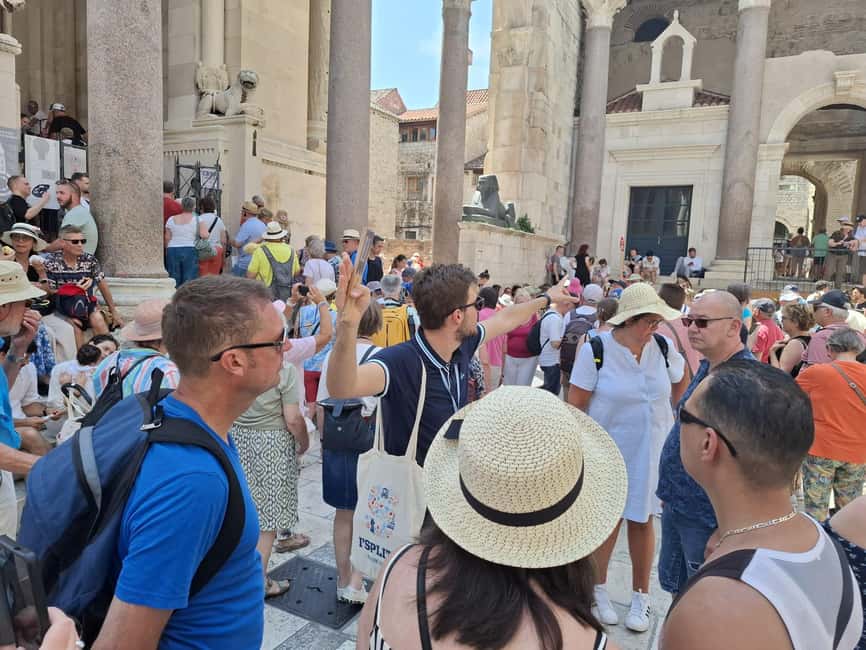 Split: City Walking Tour w/ Game of Thrones Locations - Diocletian’s Palace Stops: Golden Gate to Jupiter’s Temple