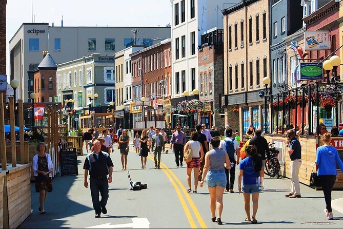 St. John's Downtown Walking Tour - Where you meet on George Street and how the walk actually feels
