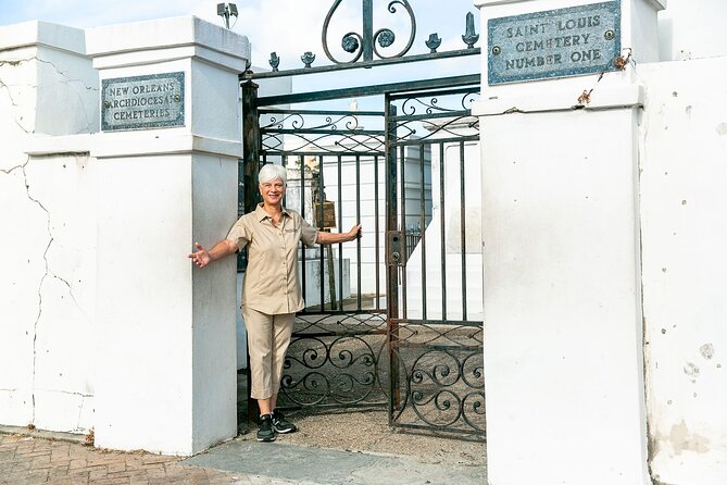 St. Louis Cemetery No. 1 Official Walking Tour - The heart of the tour: St. Louis Cemetery No. 1 entrance and your guided route