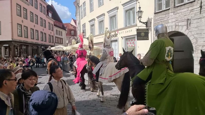 Tallinn: Medieval Walking Tour - Lower Town streets: pepper-and-salt wealth in a maze of gothic lines
