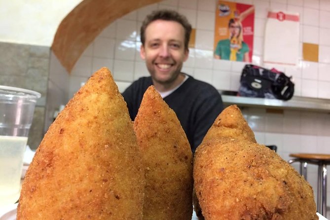 The Original Catania Street Food and Market Tour by Streaty - Piazza Mazzini to Via dei Crociferi: Eating on the Church Street