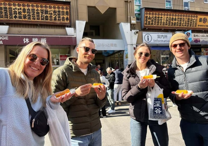 Tsukiji Fish Market: Street Food & Culture Walking Tour - Tsukiji starts at Tsukiji Hongan-ji Temple, not the seafood chaos