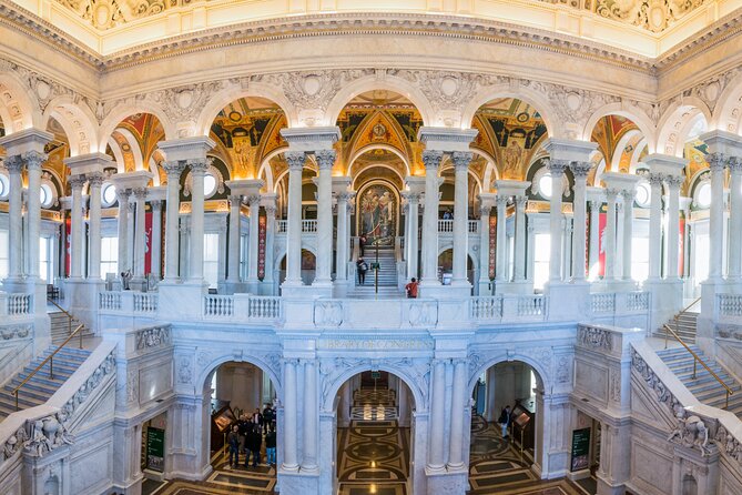 U.S. Capitol and Library of Congress Tour with Rotunda & Crypts - Quick Pass-By Stops: Supreme Court, Senate Offices, House of Representatives, and Grant