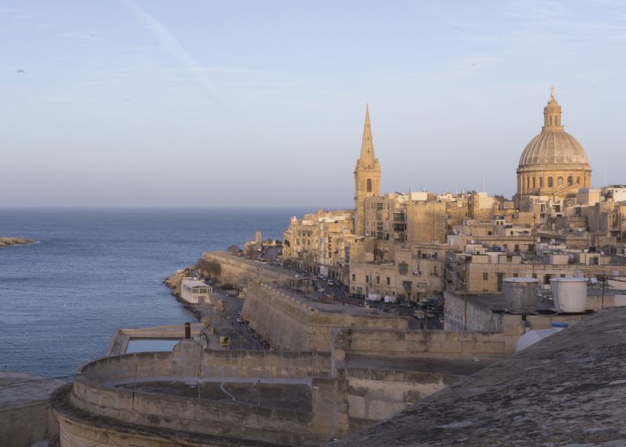 Valletta: Guided City Walking Tour - Barracca Gardens and the Grand Harbour outlook