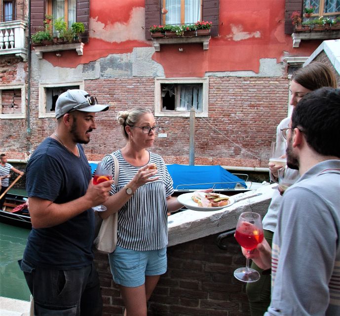 Venice: Local Secrets of Venice Tapas & Wine Walking Tour - More tastings at hotspots: how three wine moments change the meal