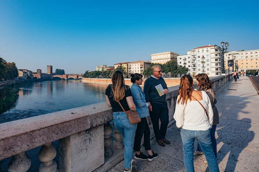 Verona: Highlights Walking Tour with Arena Priority Access - Castelvecchio Bridge and the Scaliger fortress that sets the tone