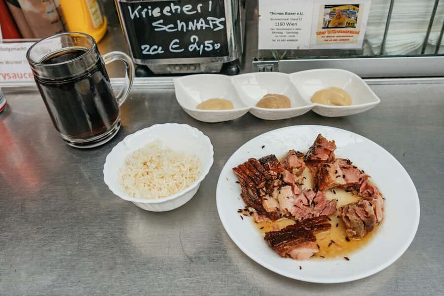 Vienna: Guided Foodie Walking Tour with Tastings and Coffee - Reumannplatz and the market-to-transit pacing