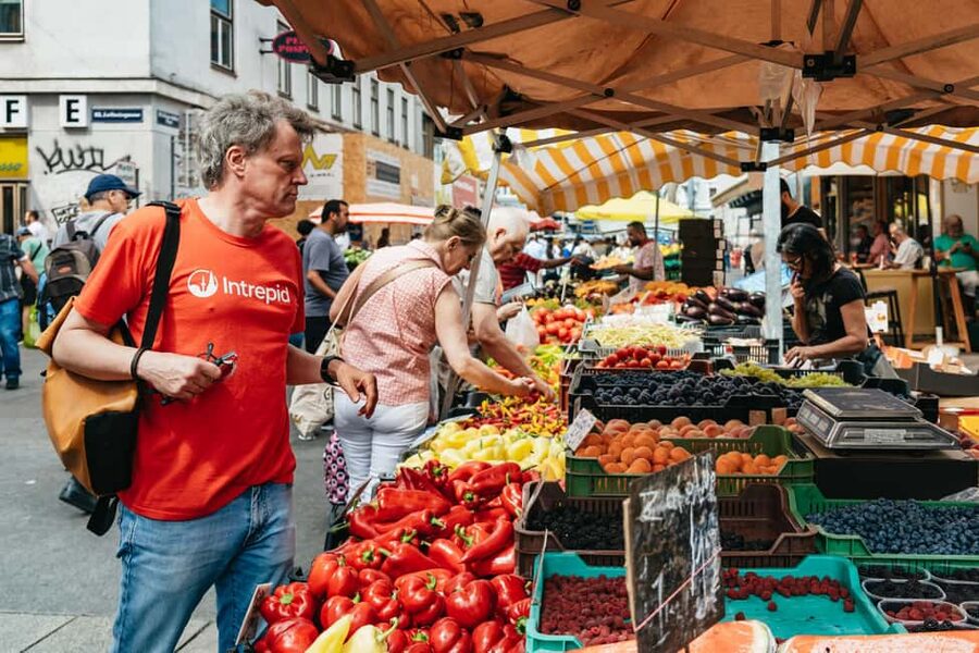 Vienna: Guided Foodie Walking Tour with Tastings and Coffee - Brunnenmarkt: Austrian comfort food in a real neighborhood setting