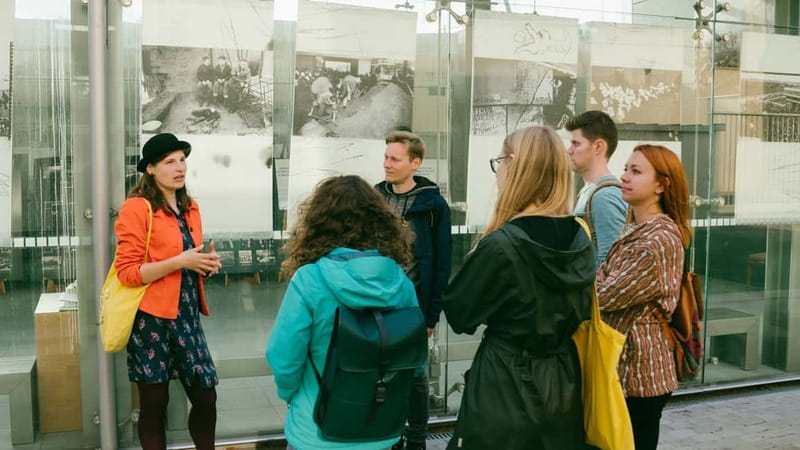 Vilnius: Regular Walking Tour of Soviet Vilnius - Palace of Concerts & Sports: brutalism with concerts and basketball in mind