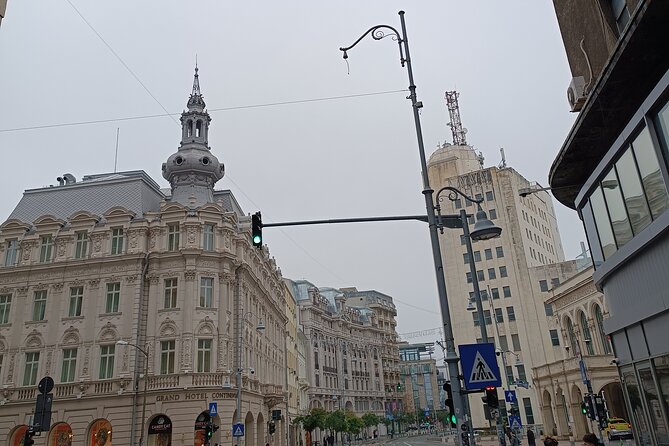 Walking Tour- Delightful Bucharest (Highlights, Stories, Sights) - Palatul CEC: the Belle Époque “Little Paris” idea (from the outside)