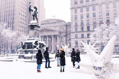 Winter Express: Old Montreal Highlights Walking Tour - The Winter Walk Itself: Photo Stops, Stories, and Keeping Warm